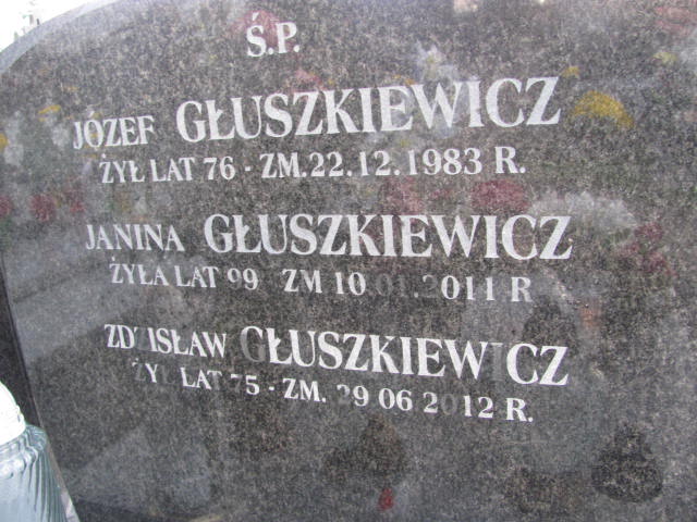 Janina Głuszkiewicz Nowe Miasto nad Pilicą - Grobonet - Wyszukiwarka osób pochowanych