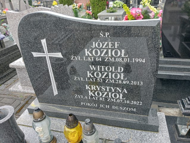 Józef Kozioł Nowe Miasto nad Pilicą - Grobonet - Wyszukiwarka osób pochowanych