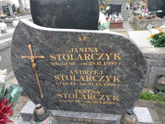 Teresa Stolarczyk  1954 Nowe Miasto nad Pilicą - Grobonet - Wyszukiwarka osób pochowanych