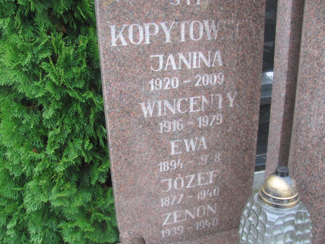 Józef Kopytowski 1877 Nowe Miasto nad Pilicą - Grobonet - Wyszukiwarka osób pochowanych