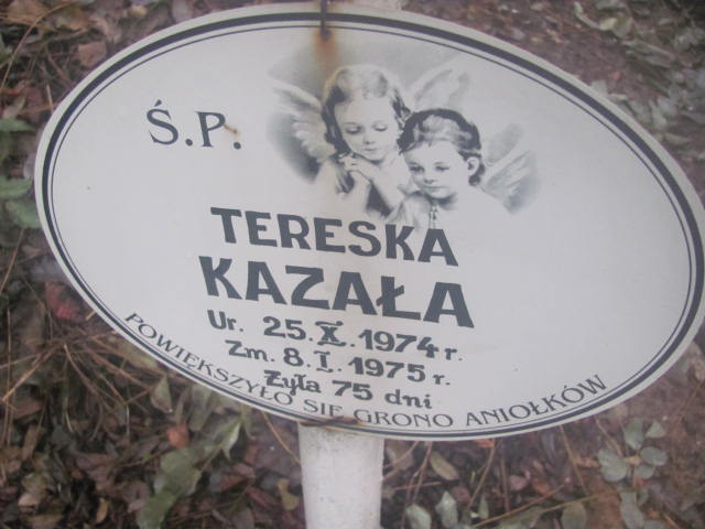 Teresa Kazała 1974 Nowe Miasto nad Pilicą - Grobonet - Wyszukiwarka osób pochowanych