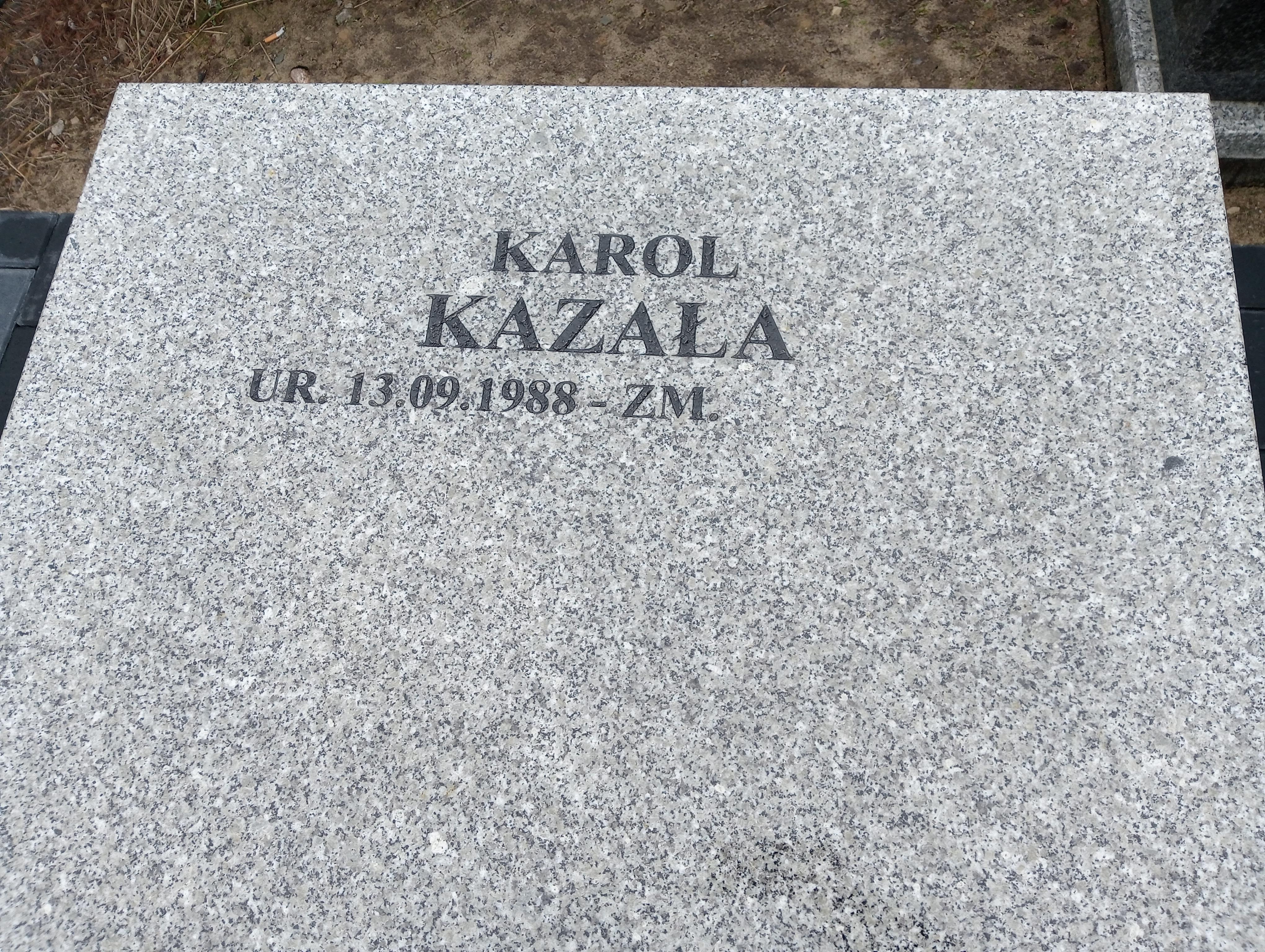 Grób Karol Kazała