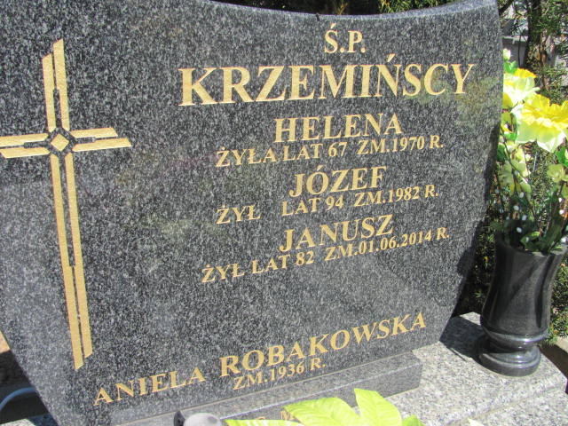 Grób Zdzisława Krzemińska