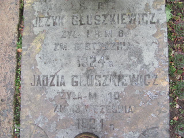 Grób Jadwiga Głuszkiewicz