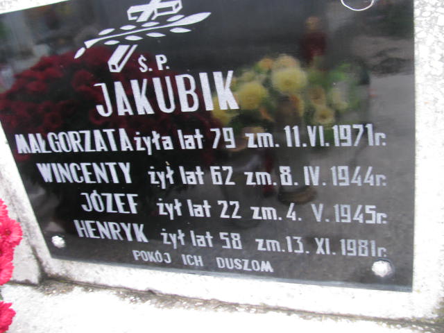 Józef Jakubik Nowe Miasto nad Pilicą - Grobonet - Wyszukiwarka osób pochowanych