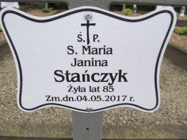 Janina Stańczyk 1932 Nowe Miasto nad Pilicą - Grobonet - Wyszukiwarka osób pochowanych